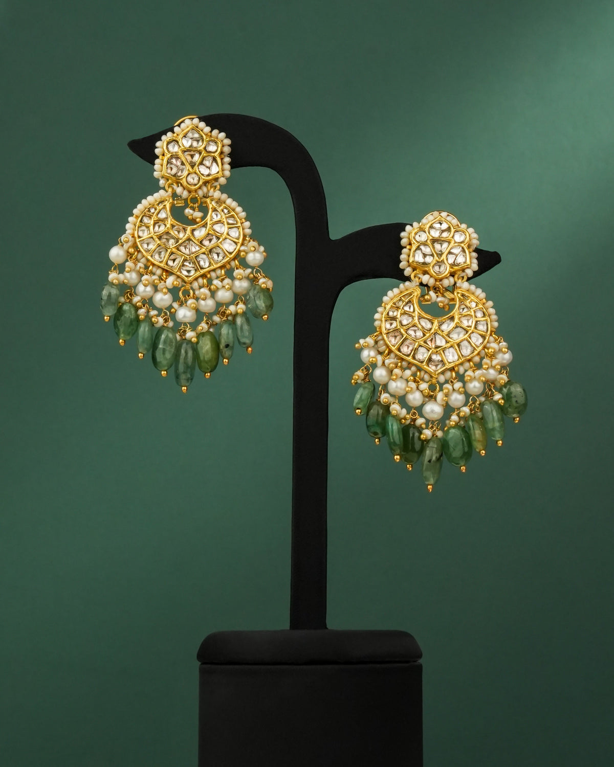 Saachi Polki And Diamond Chandbalis