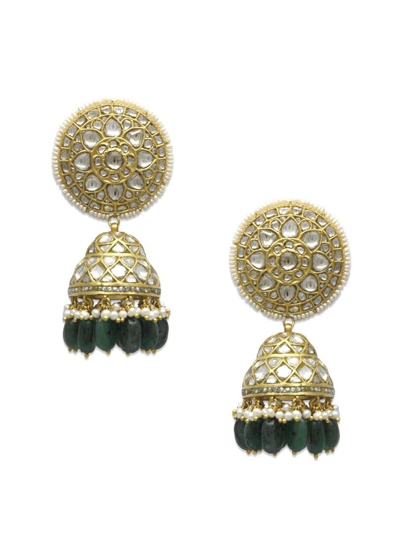 Alia Bhatt - Orla Polki Jhumkas