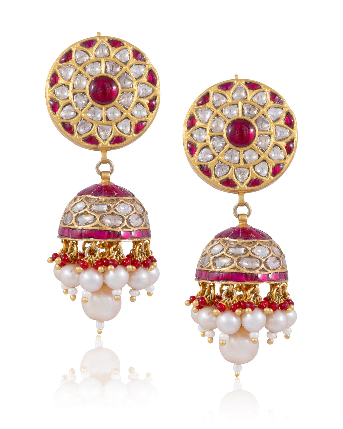 Karima Polki Jhumkas