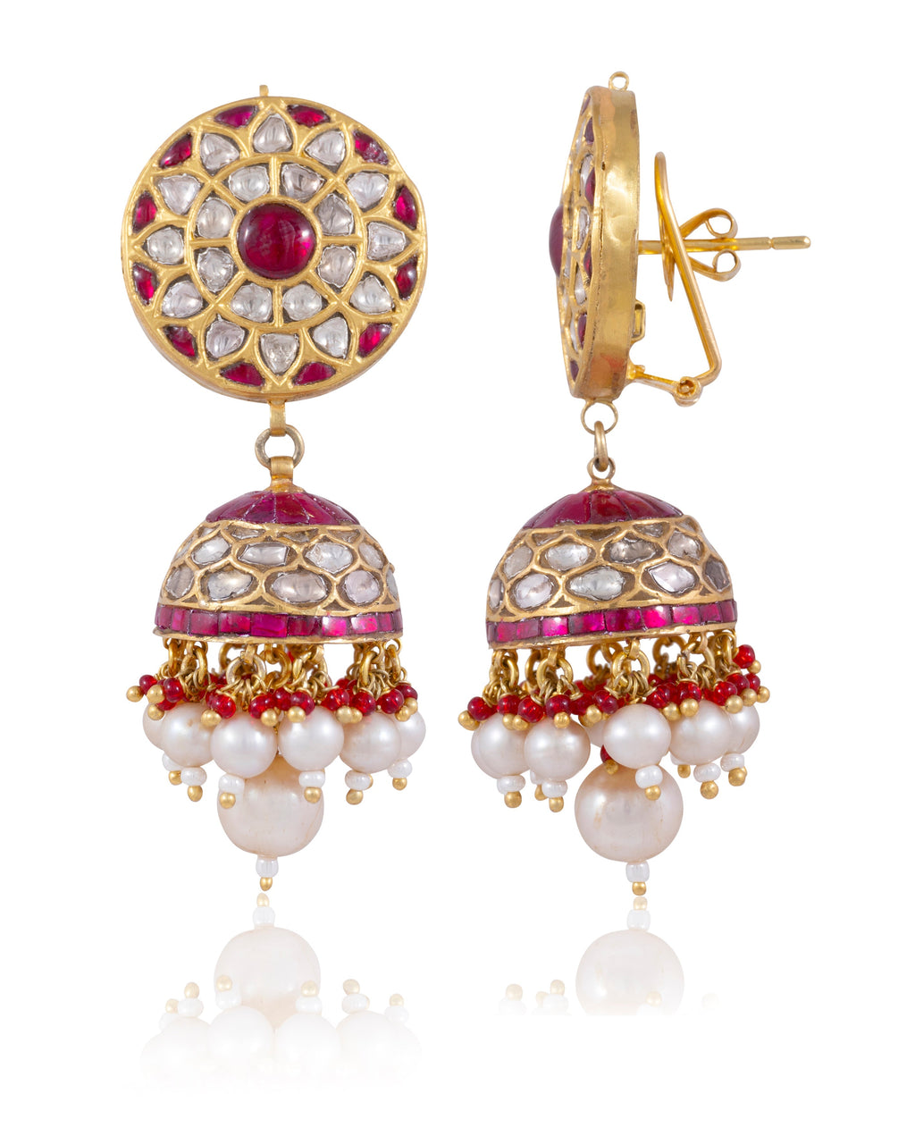 Karima Polki Jhumkas