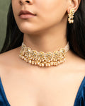 Sheeza Choker And Swati Tops Polki Set