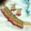 Ipsita Choker And Surbhi Tops Polki Set