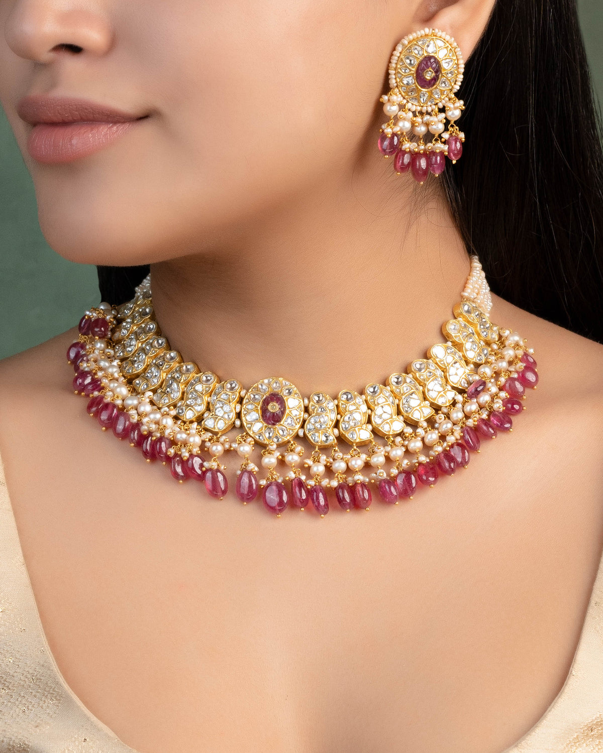 Prisha Polki Necklace