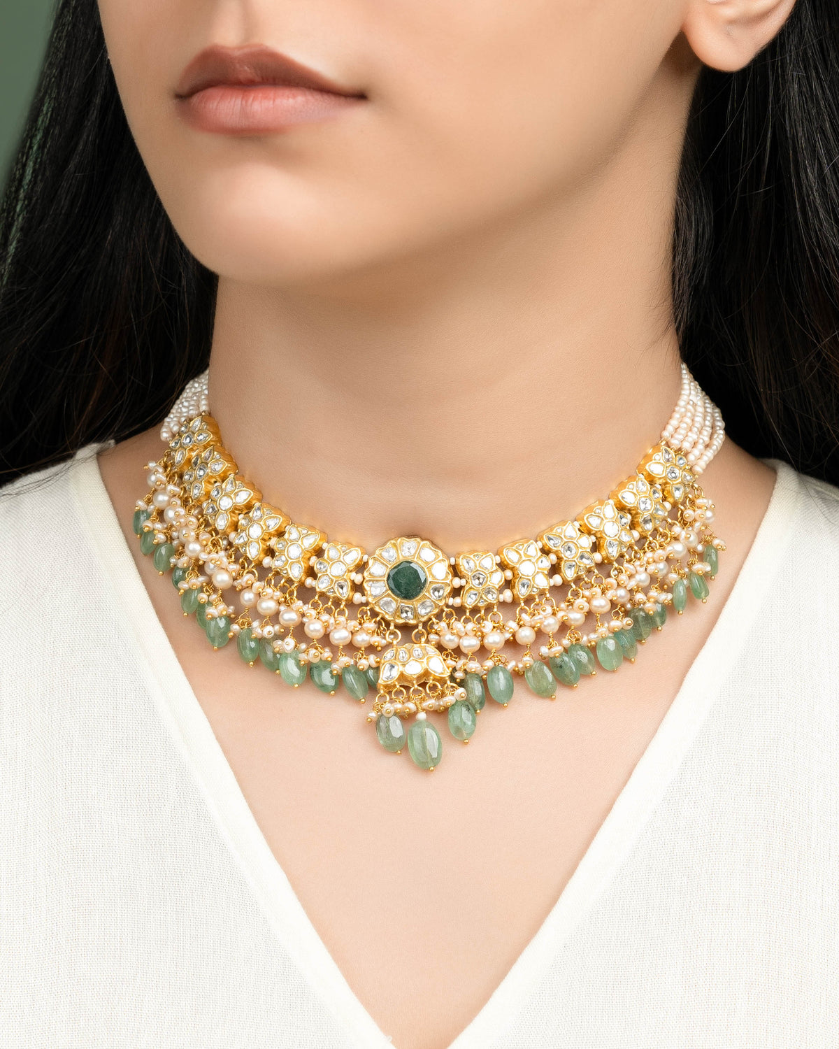 Ahalya Polki Necklace