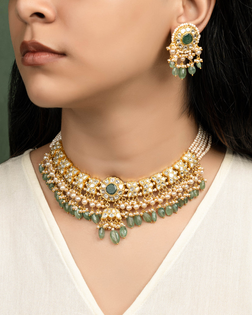 Ahalya Polki Necklace