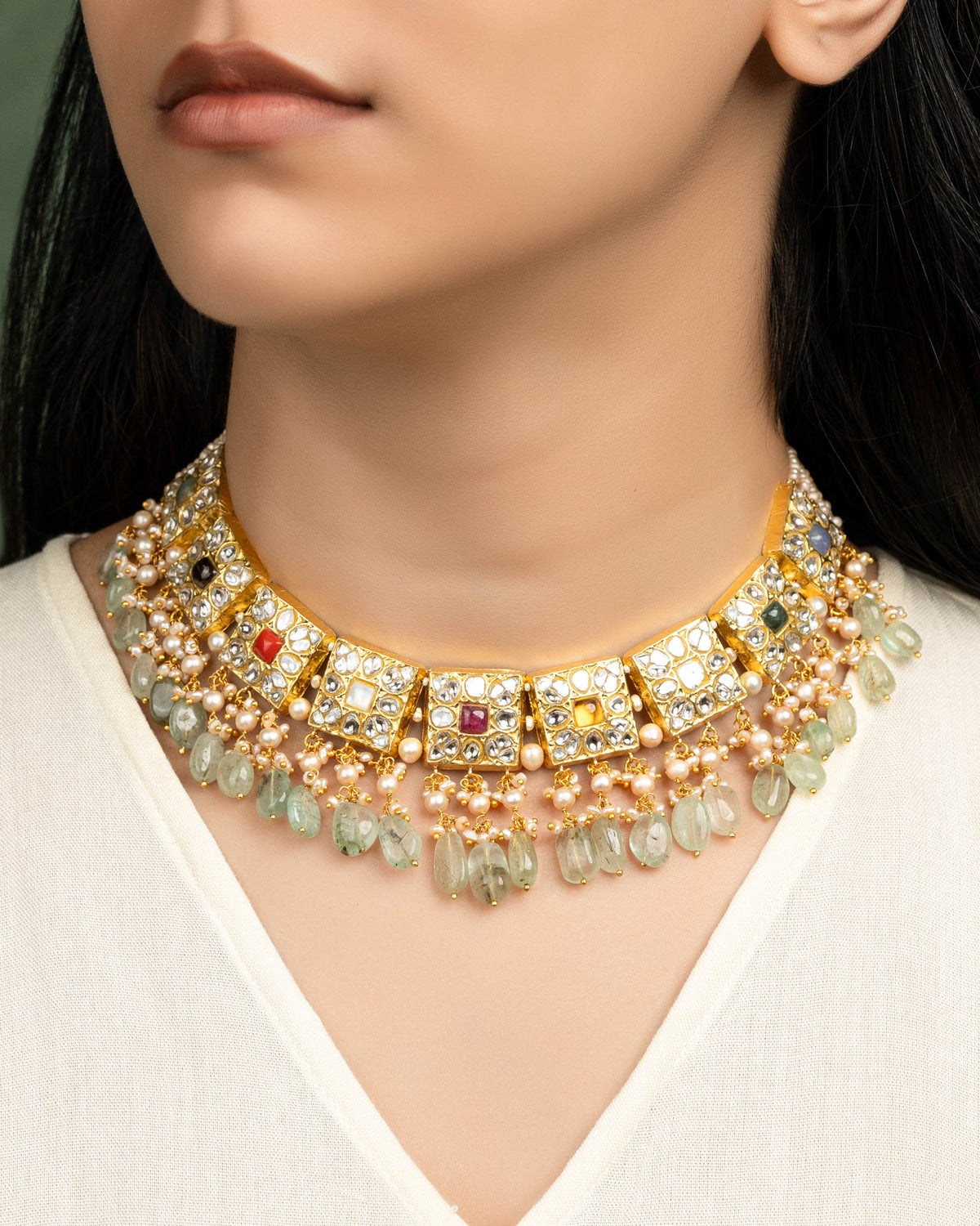Navneeta Polki Necklace