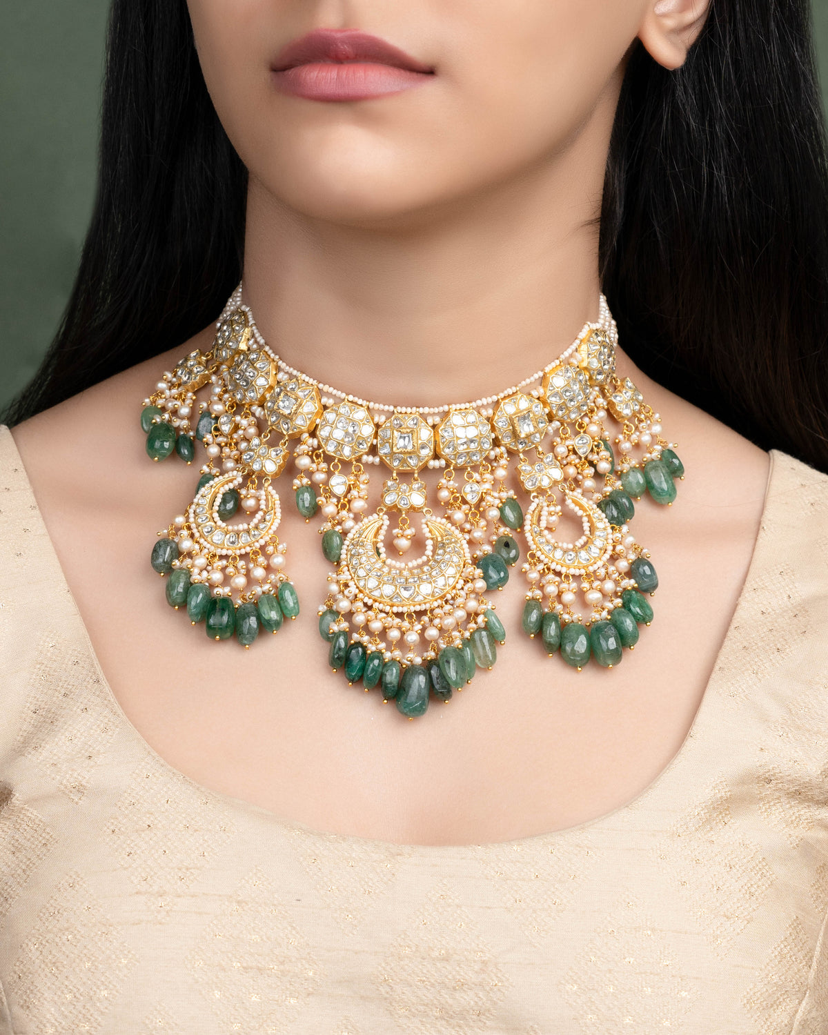Neezaya Polki Necklace