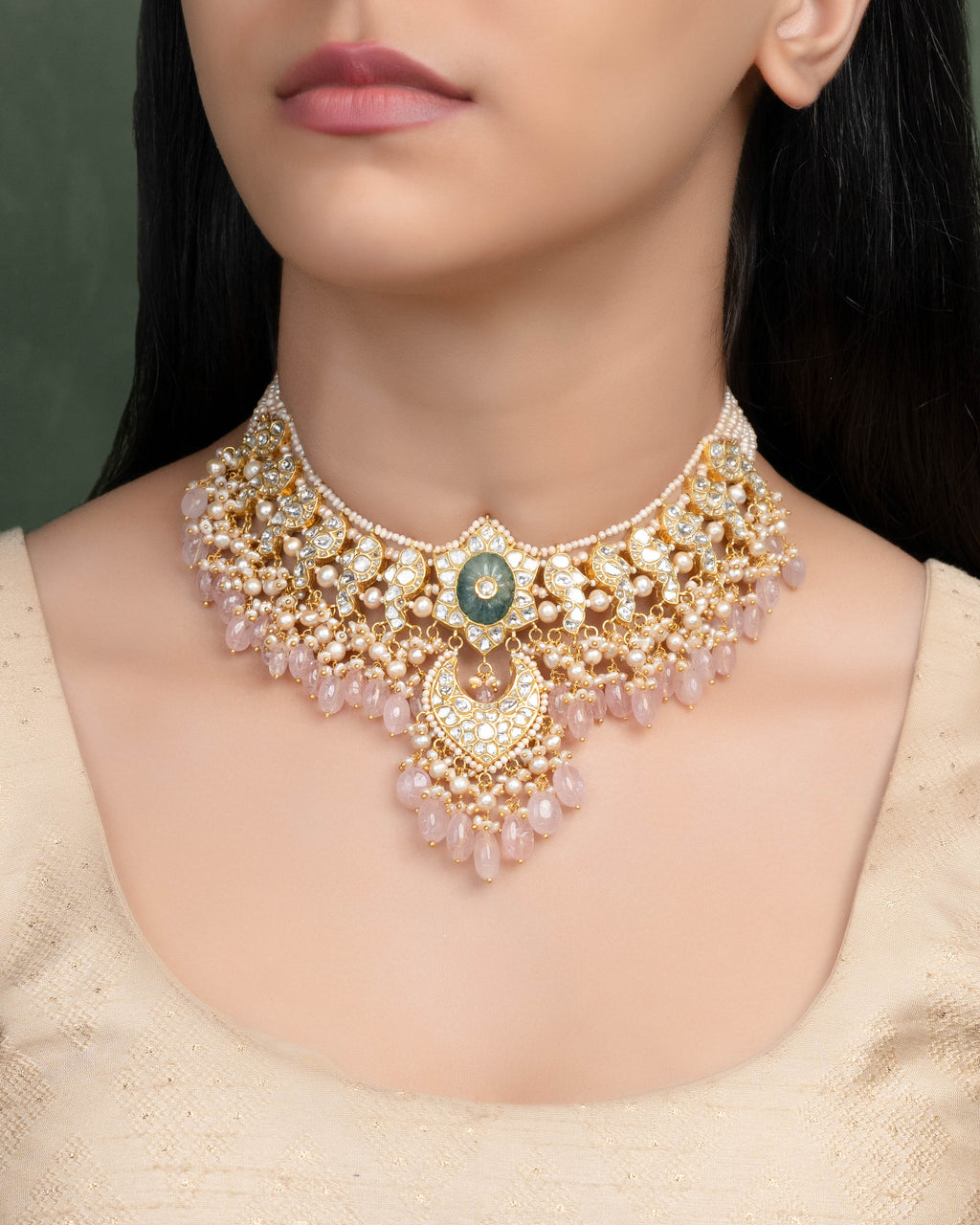 Sanchi Polki Necklace