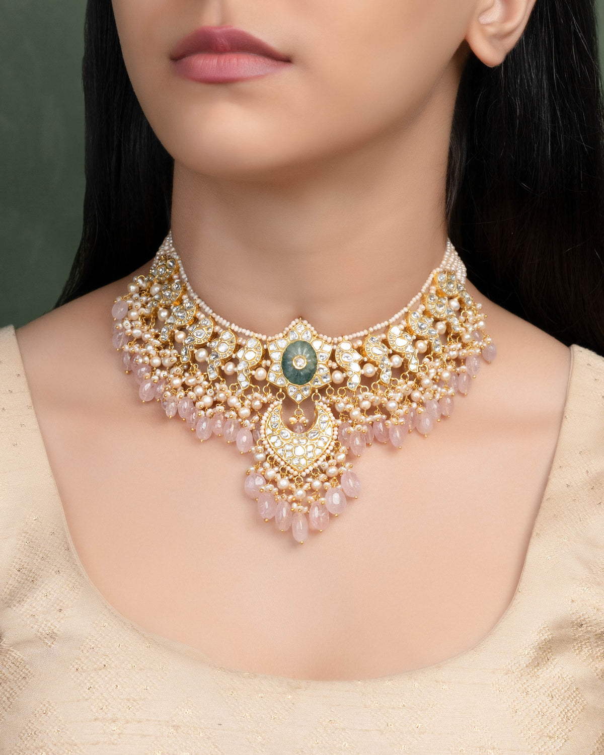 Sanchi Polki Necklace