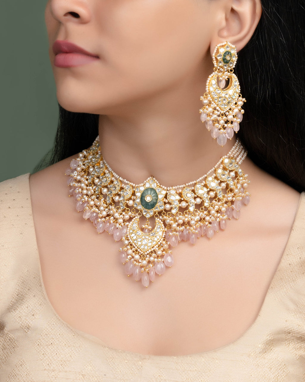 Sanchi Polki Necklace