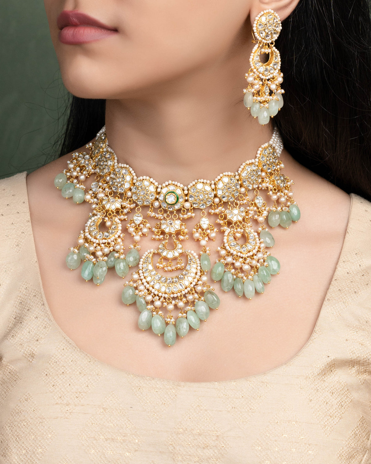 Vishaka Polki Necklace