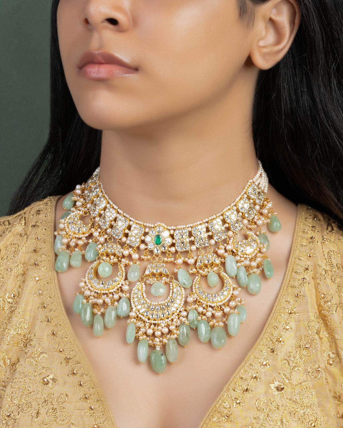 Pallavi Polki Necklace
