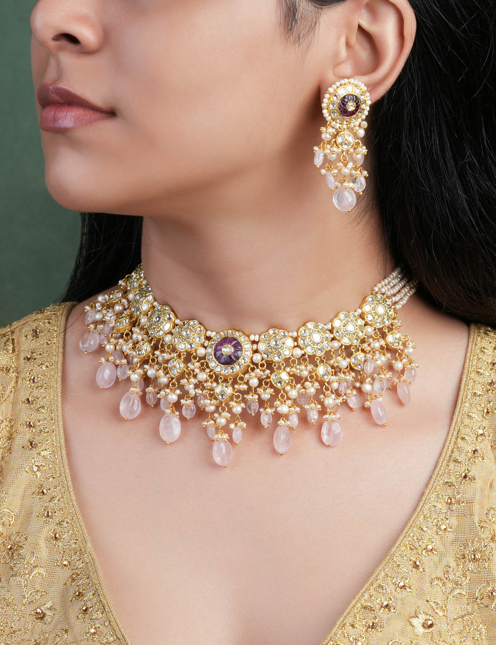 Harsha Polki Necklace