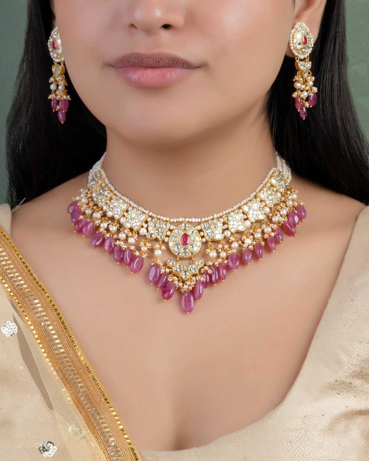 Zaya Polki Necklace