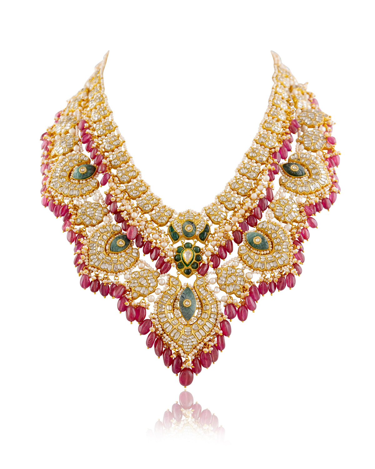 Priyanka Polki Long Necklace