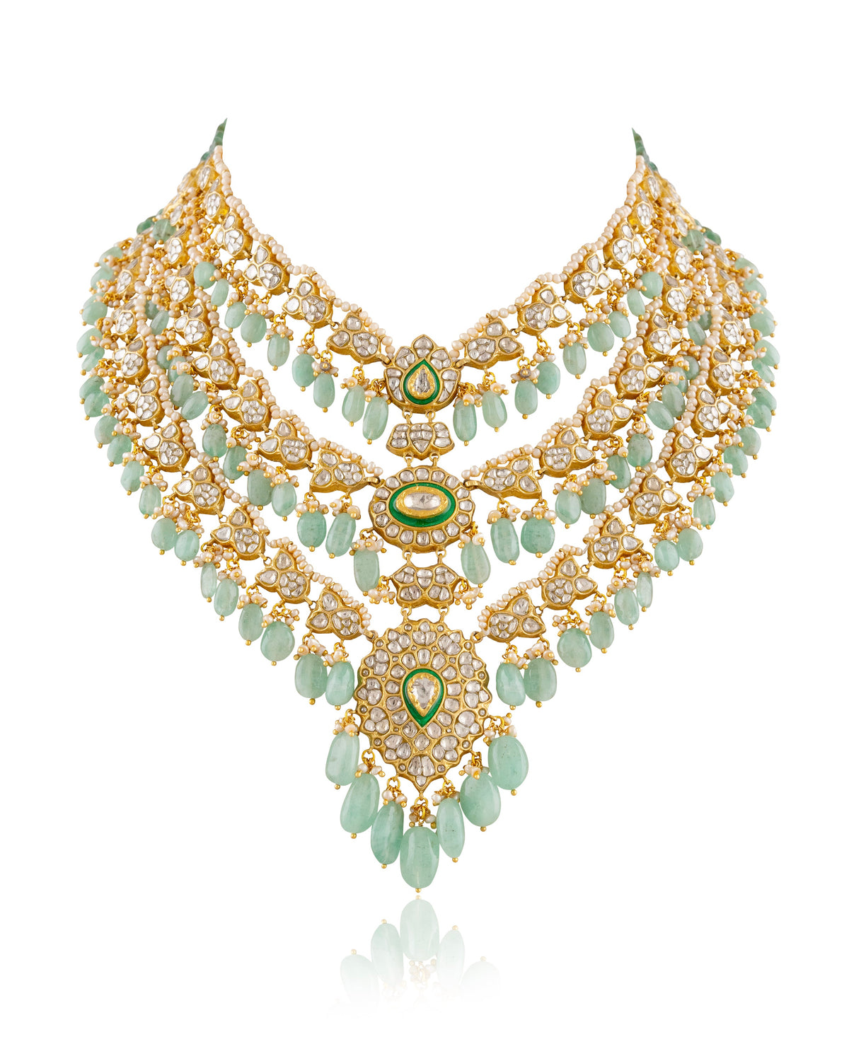 Kainaat Polki Long Necklace