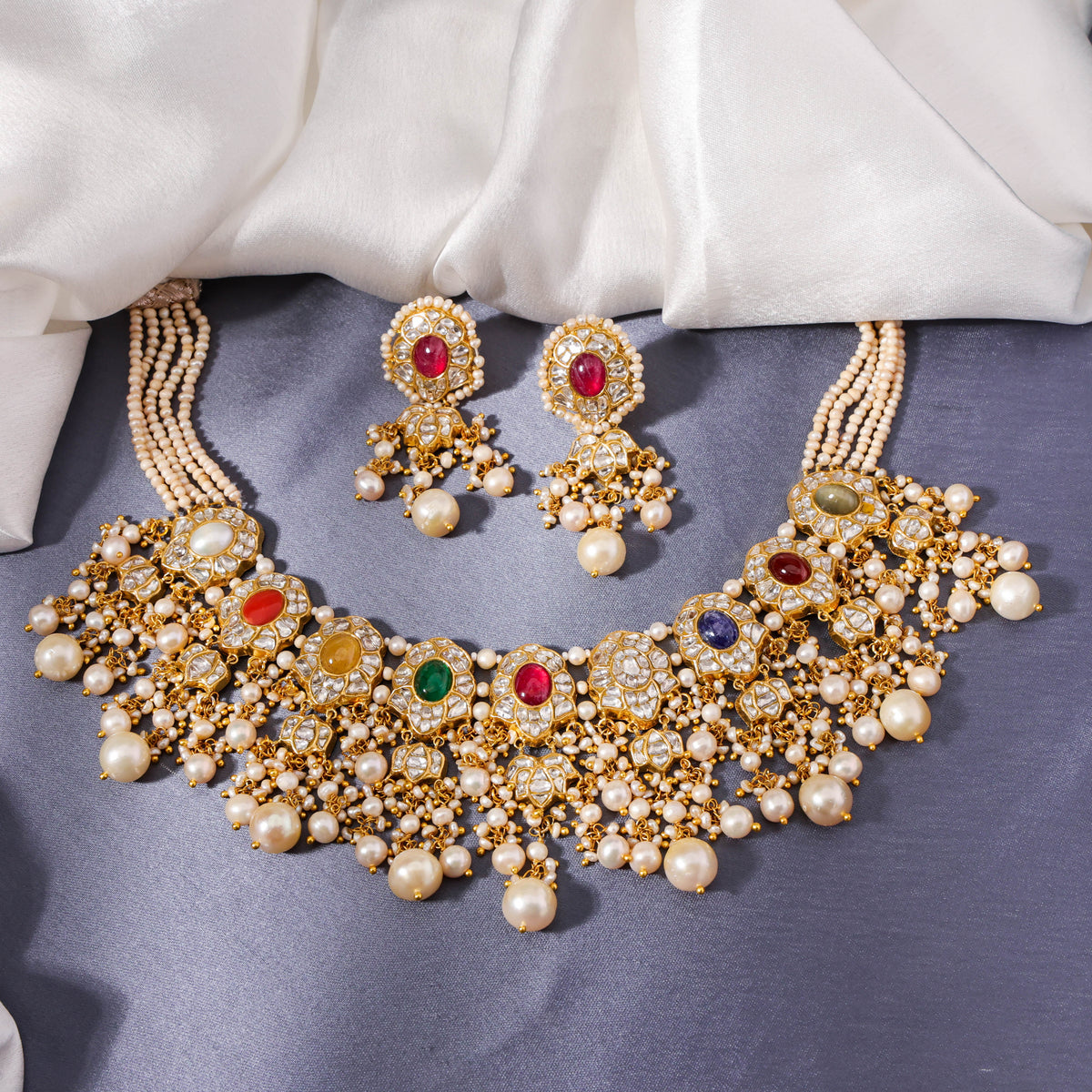 Rhea Polki Necklace
