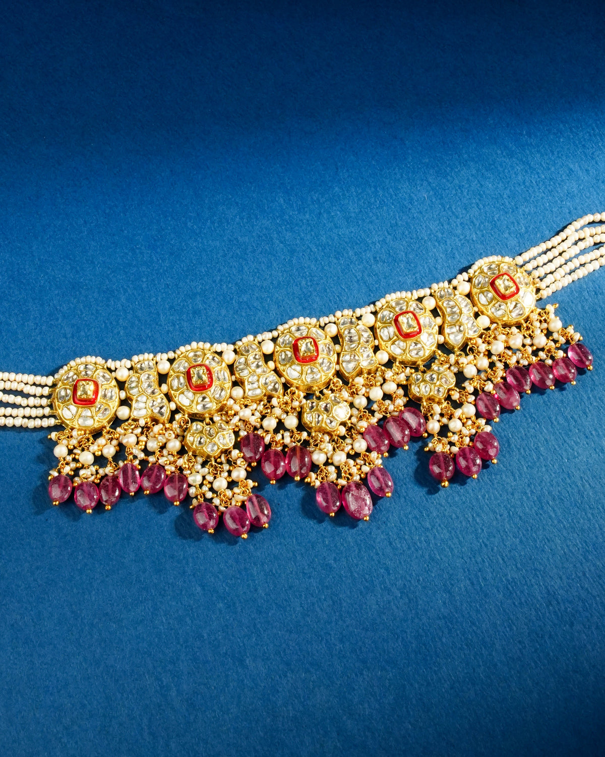 Ruhi Polki Bead Choker
