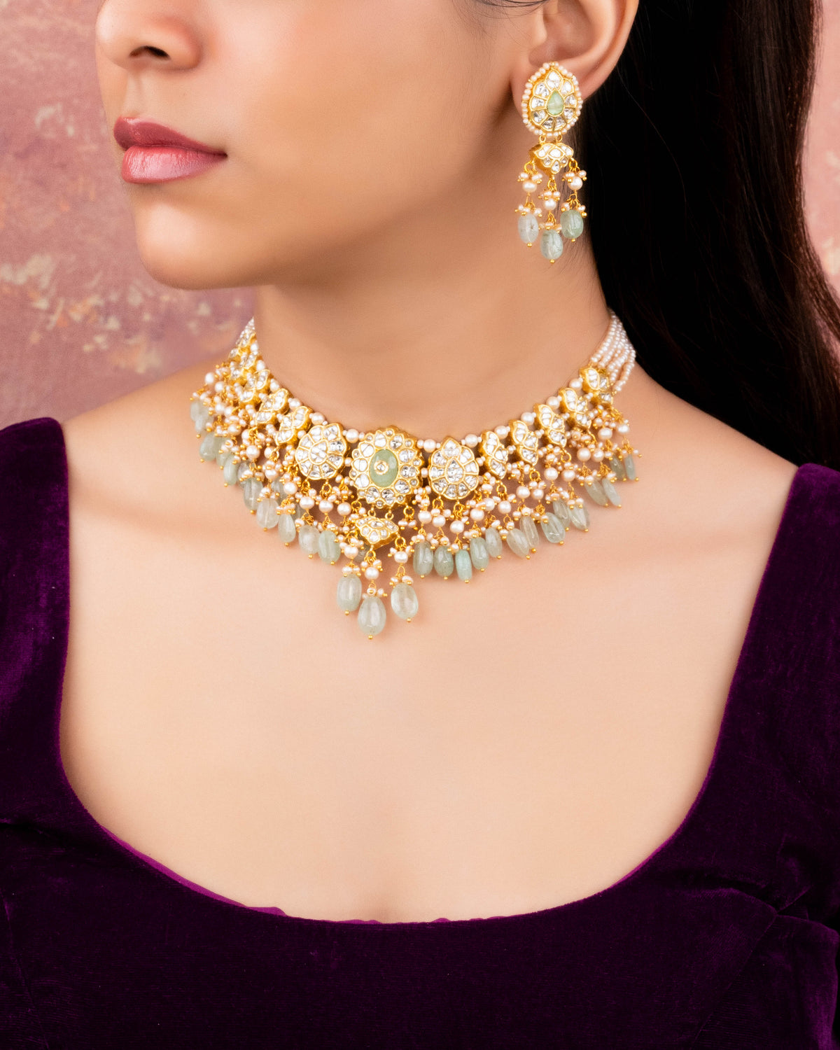 Vaidahi Polki Necklace