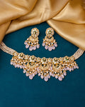Niyomi Choker And Paakhi Chandbalis Polki Set