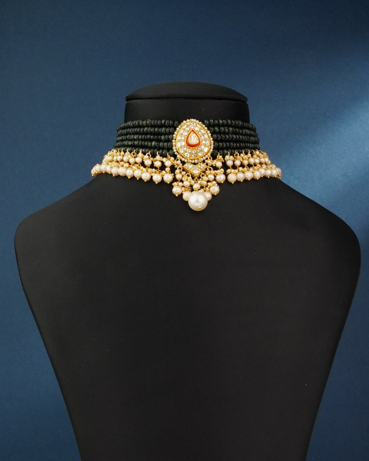 Nova Polki Bead Choker
