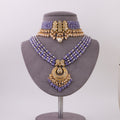 Sumita Choker And Krutika Bead Choker Polki Set