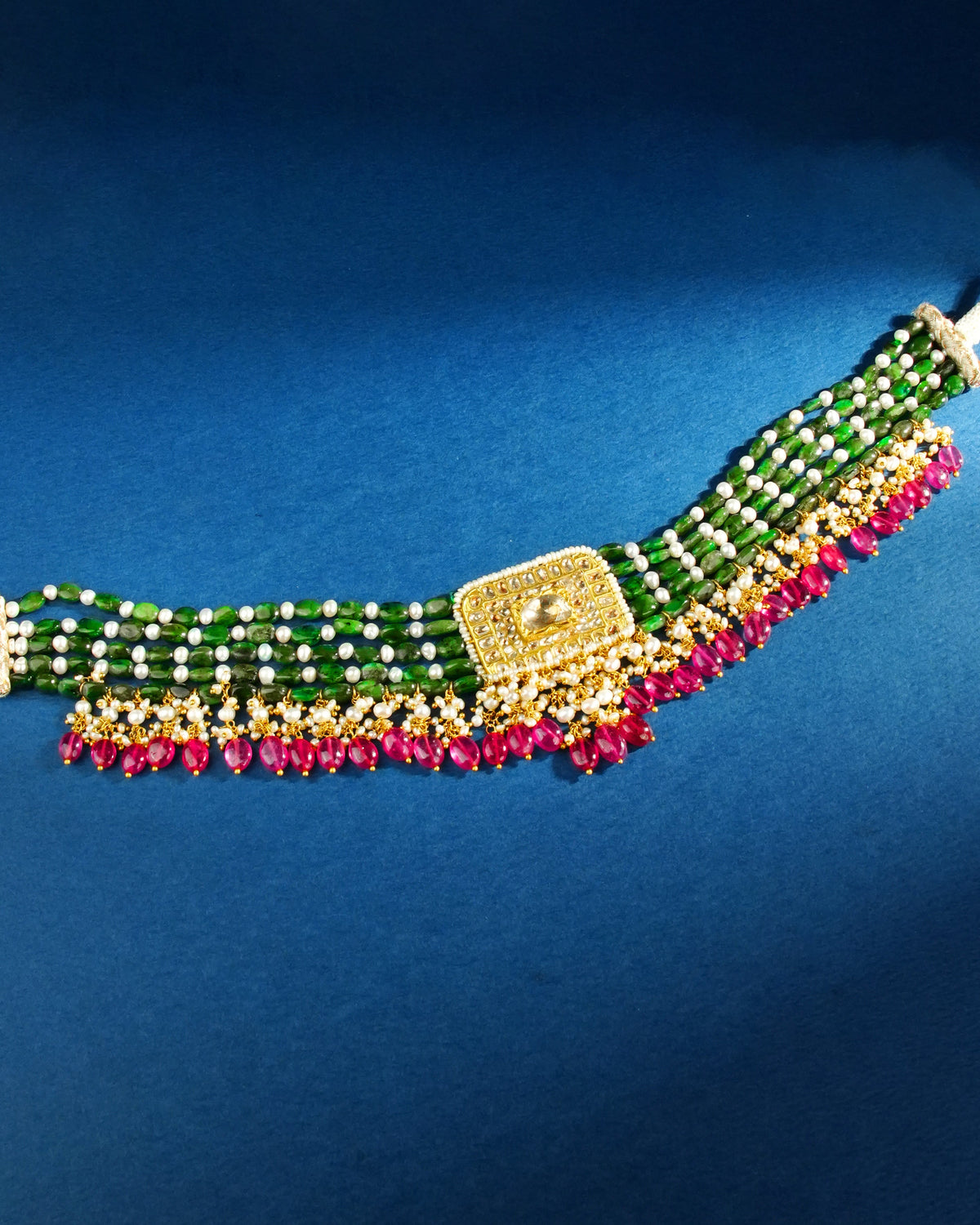 Shruti Polki Bead Choker