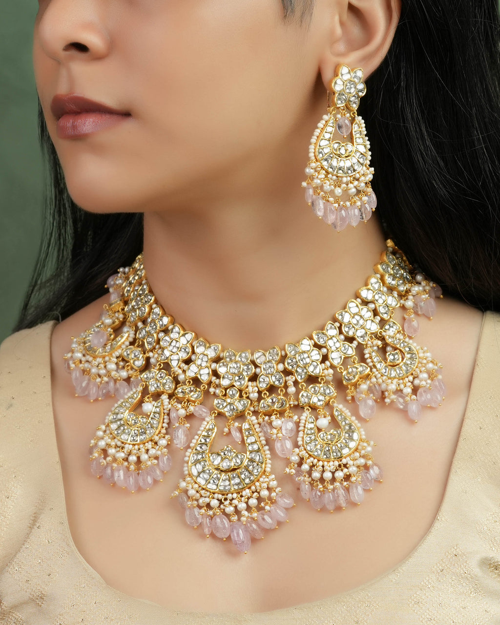 Reeha Polki Necklace