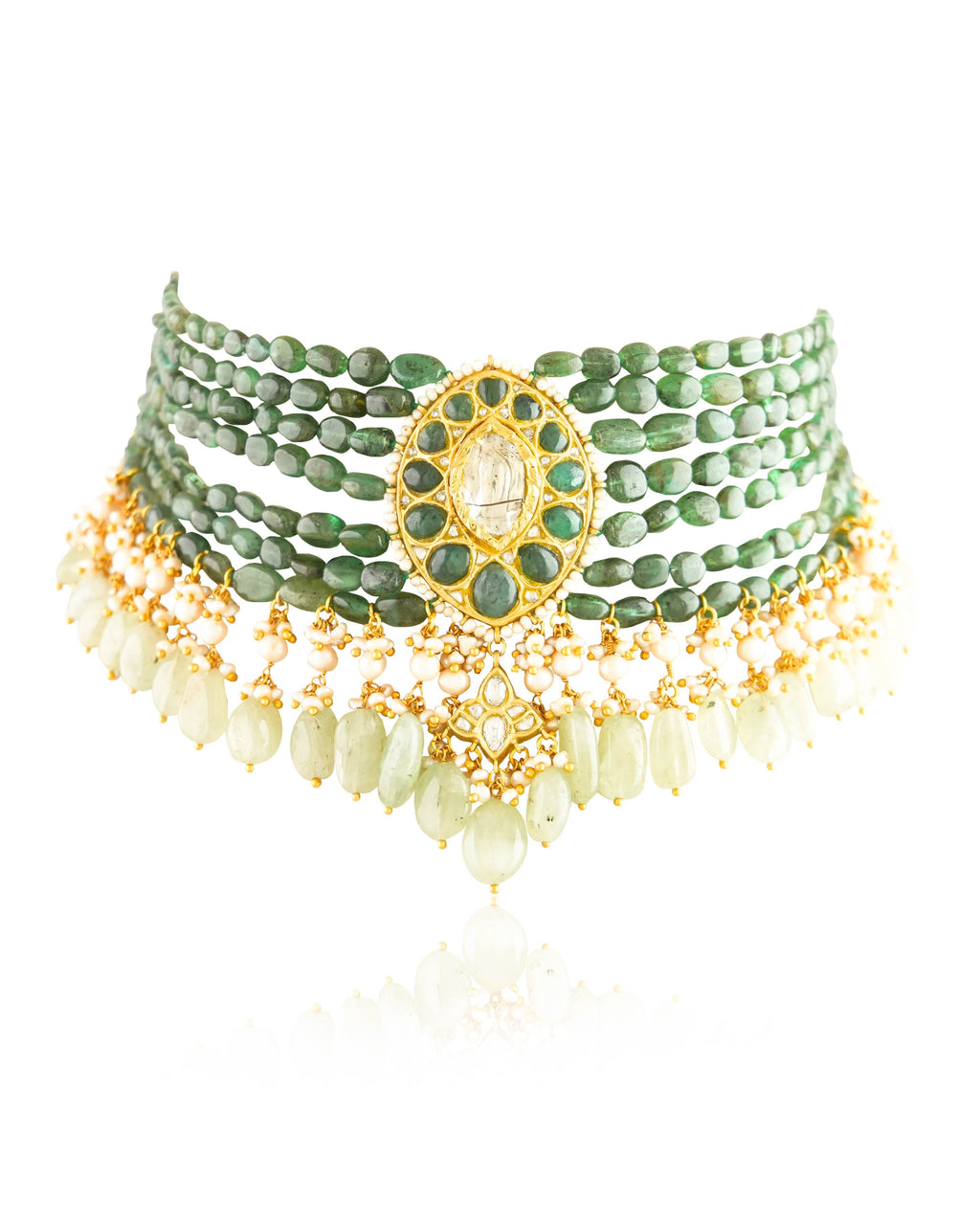 Varsha Polki Bead Choker