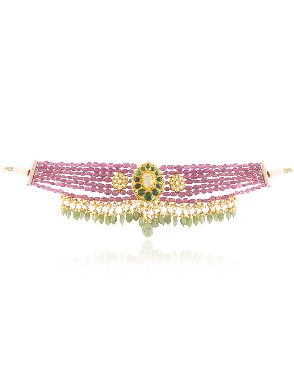 Varsha Polki Bead Choker