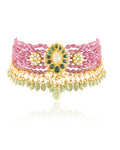 Varsha Polki Bead Choker