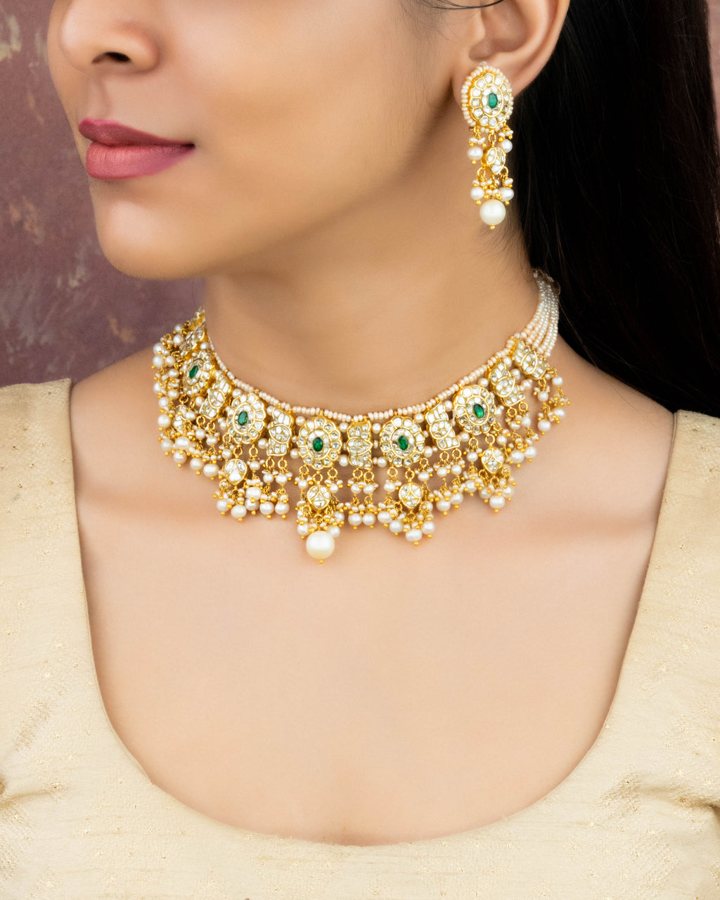 Pratiksha Polki Necklace