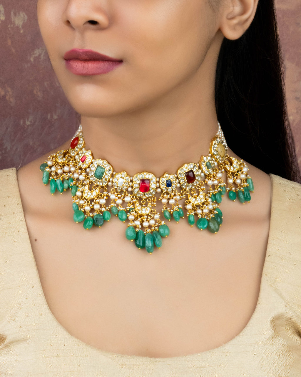 Eva Polki Necklace