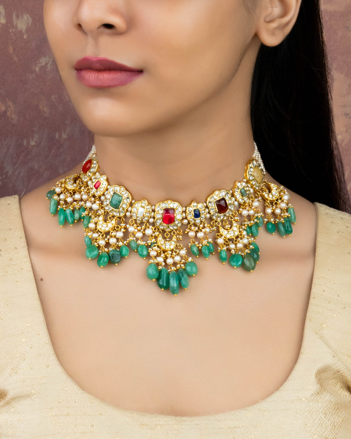 Eva Polki Necklace