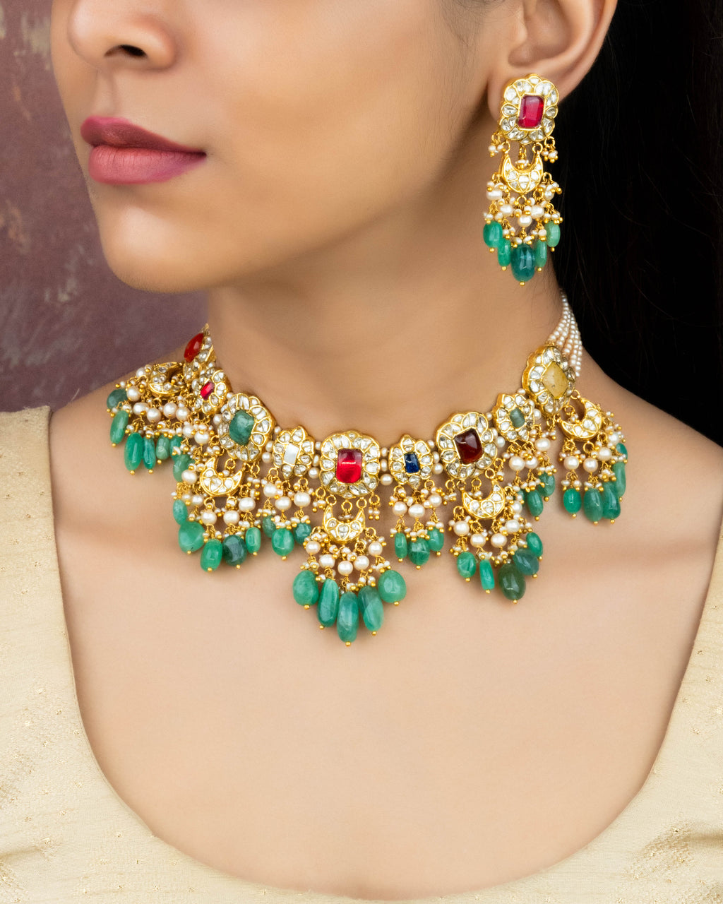 Eva Polki Necklace