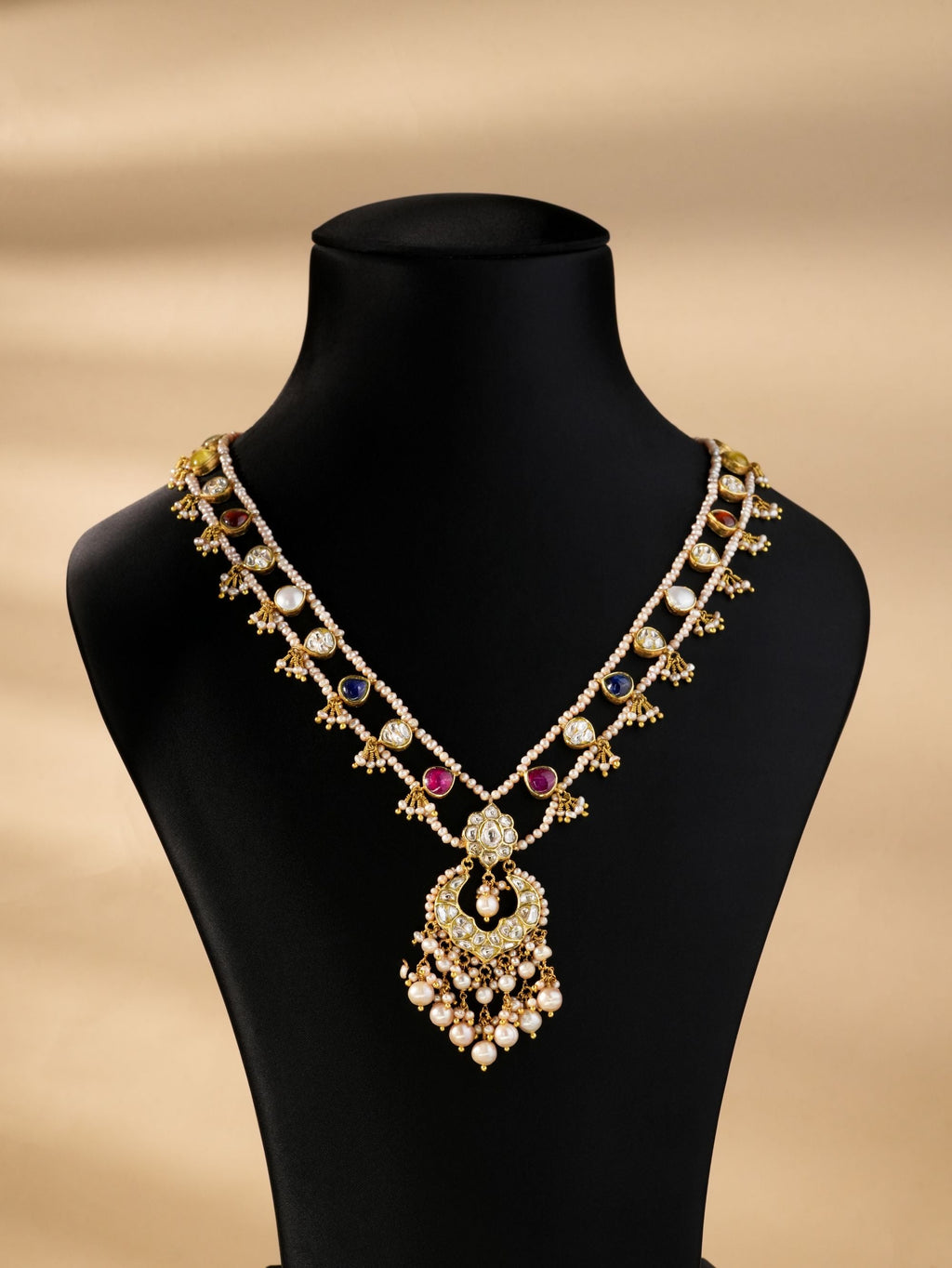 Pari Polki Long Necklace
