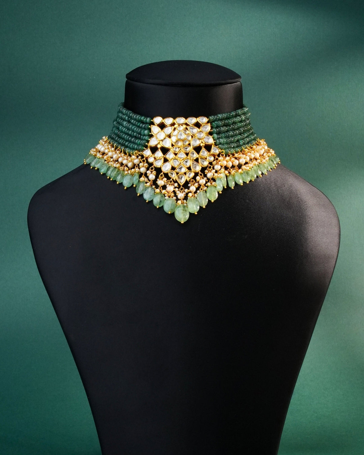 Aarya Polki Bead Choker
