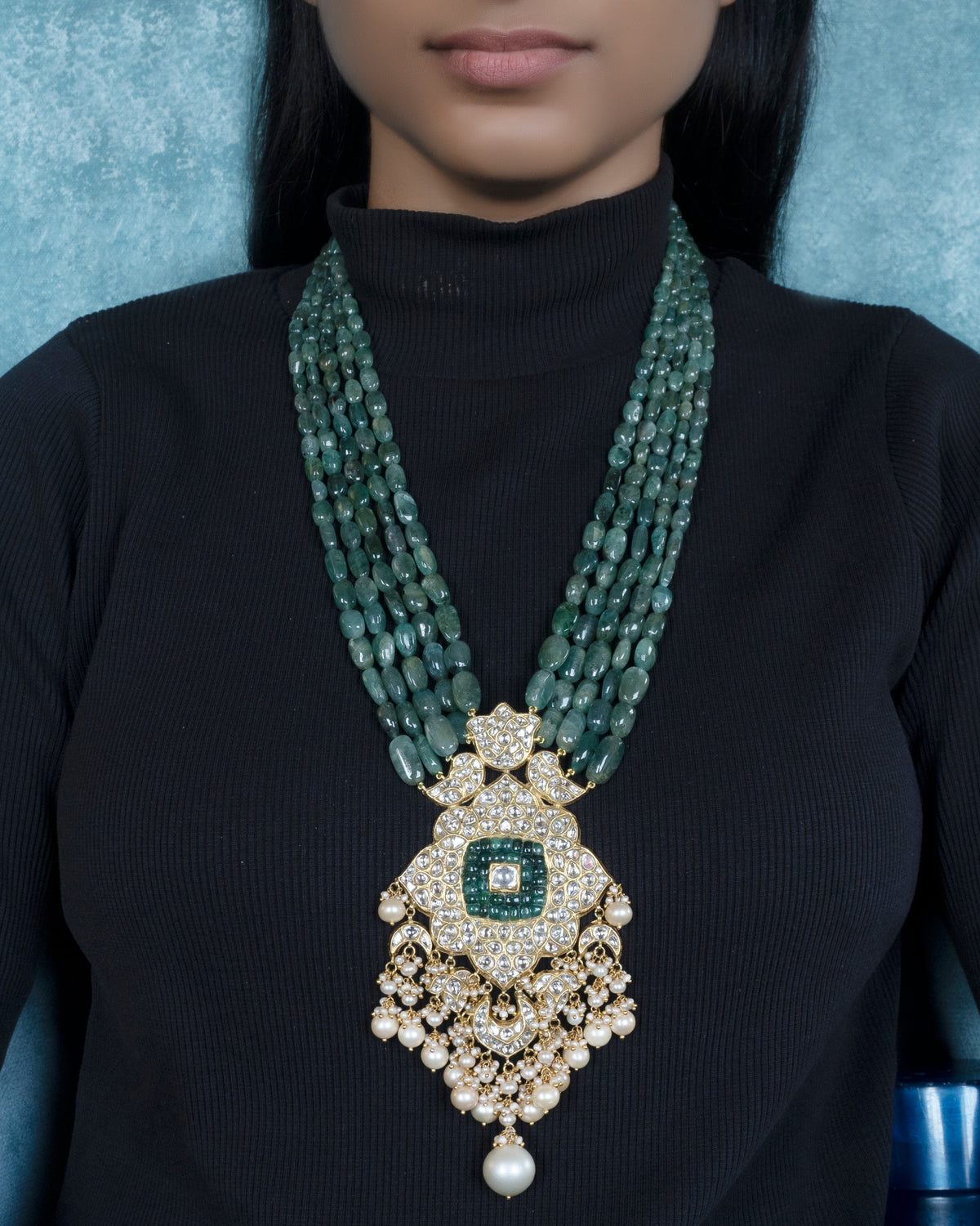 Bhavlil Polki Bead Pendant