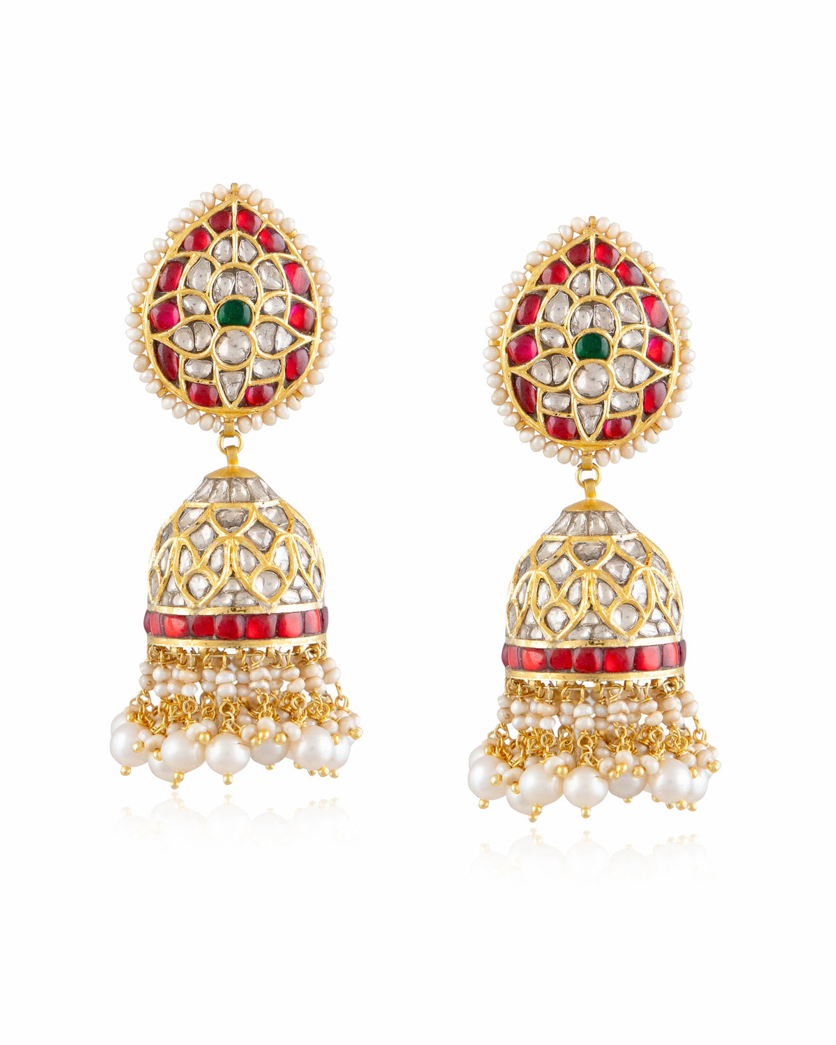 Raghavi Polki Jhumkas