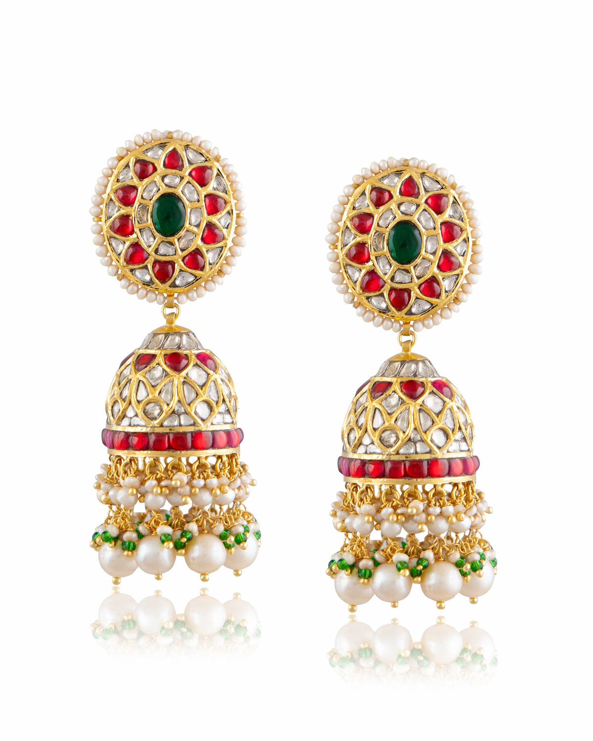 Faiza Polki Jhumkas