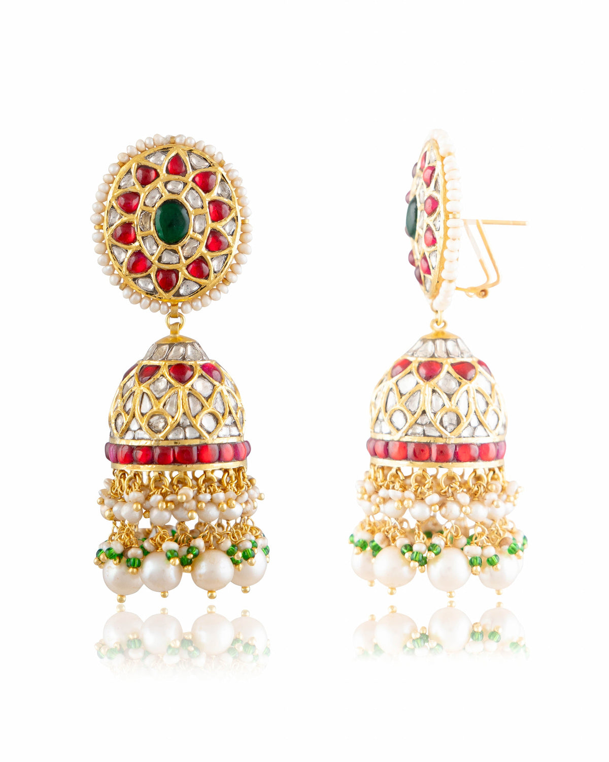 Faiza Polki Jhumkas