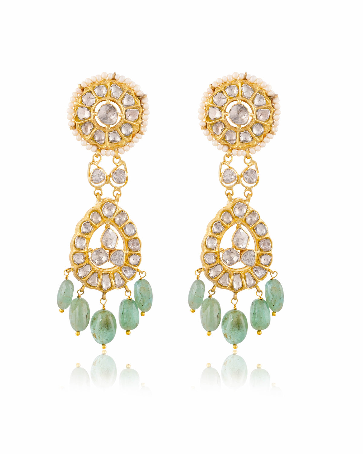 Kanisha Bridal Polki And Diamond Set