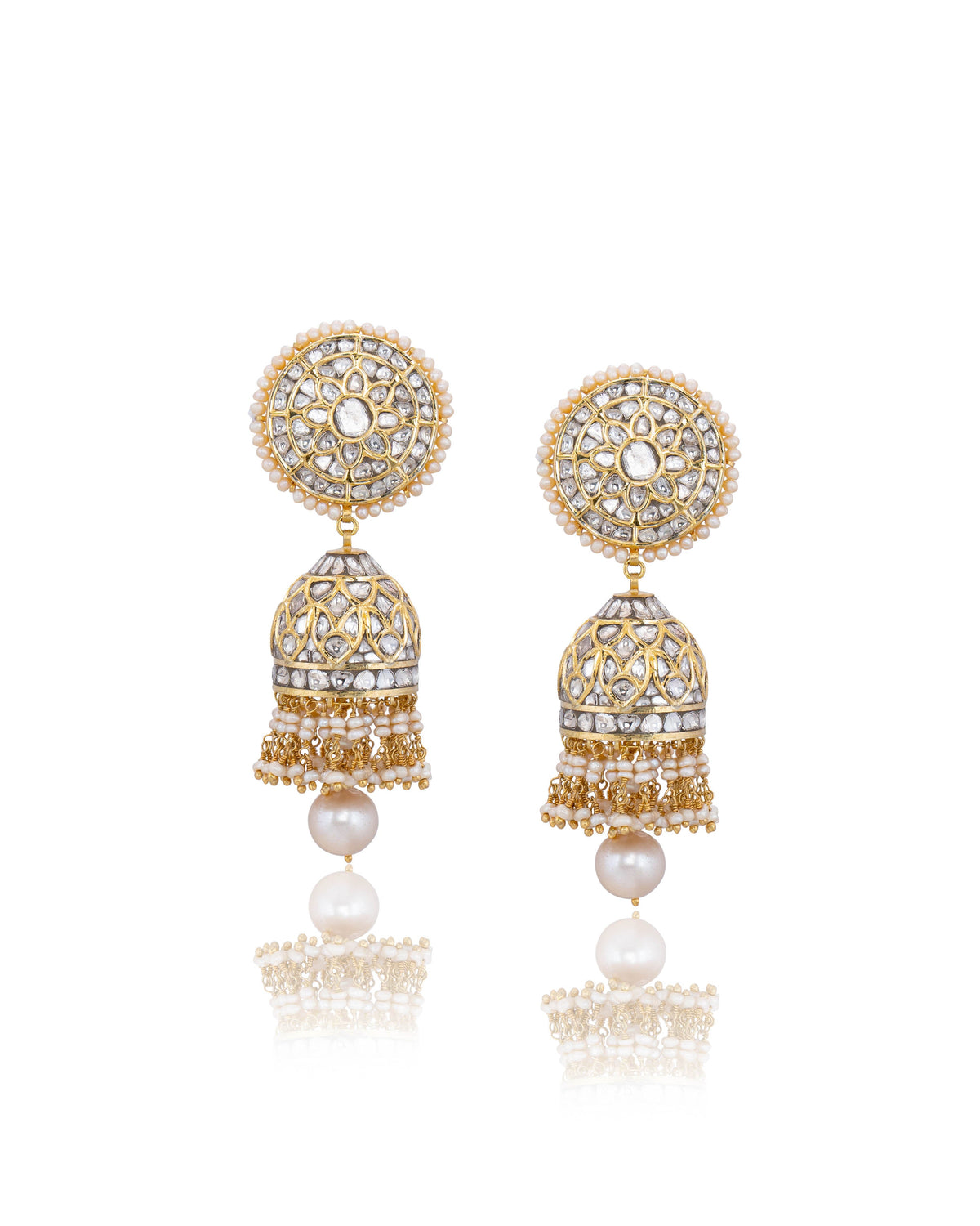 Urvashi Polki Jhumkas