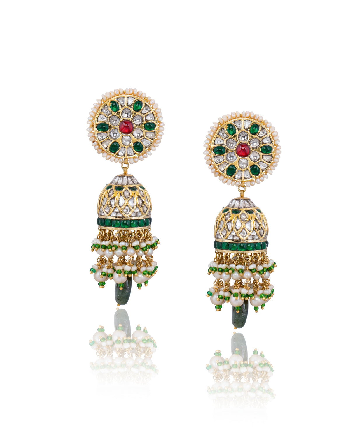 Aarna Polki Jhumkas
