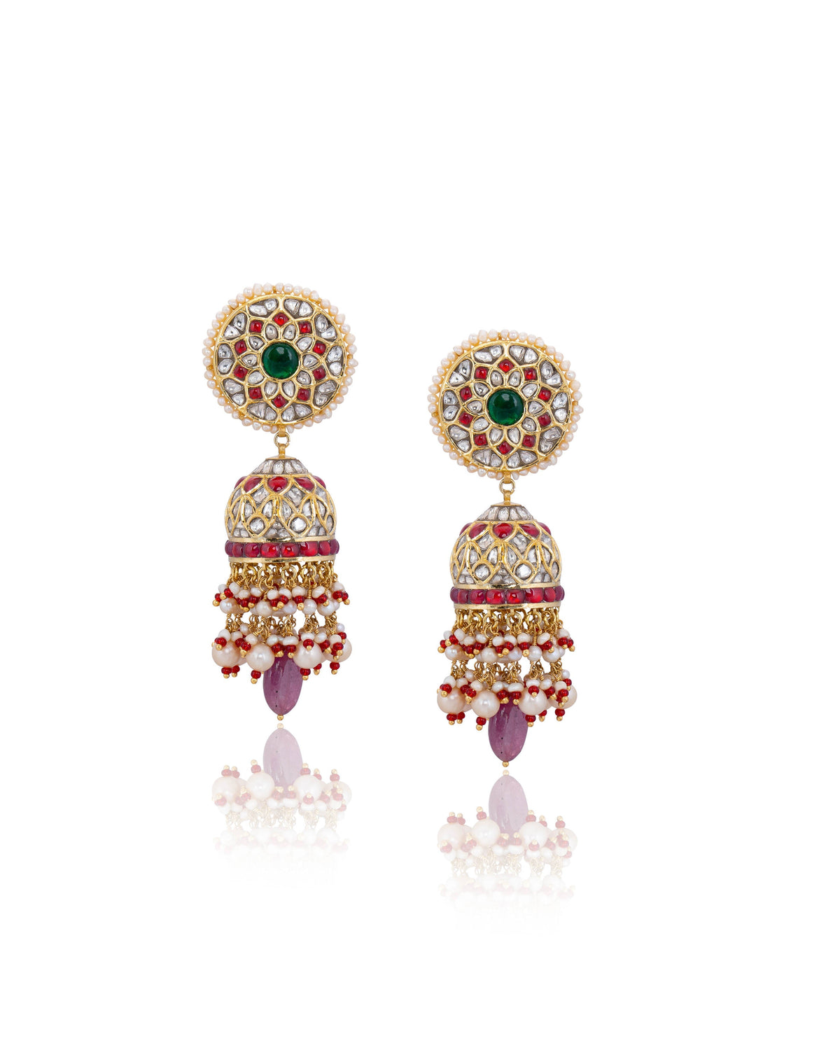 Myra Polki Jhumkas