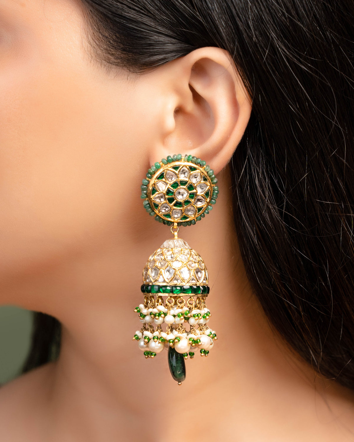 Aditi Rao - Lavina Polki Jhumkas