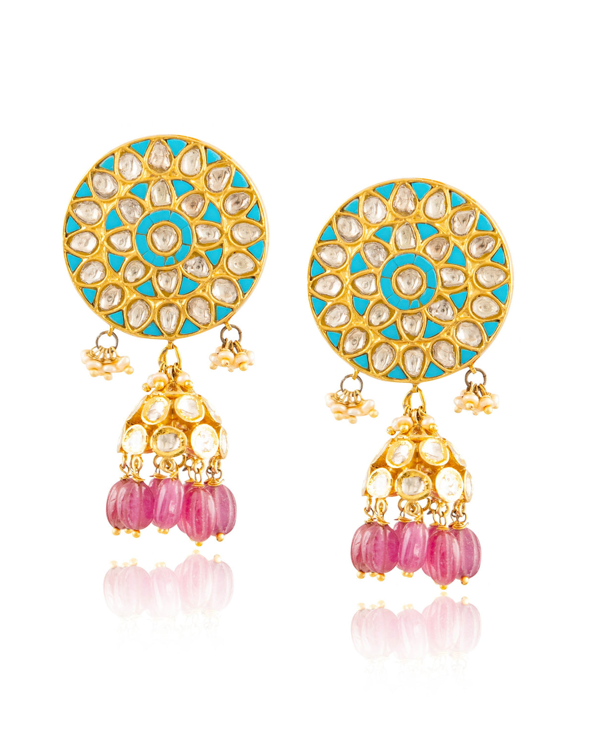 Samidha Polki Jhumkas