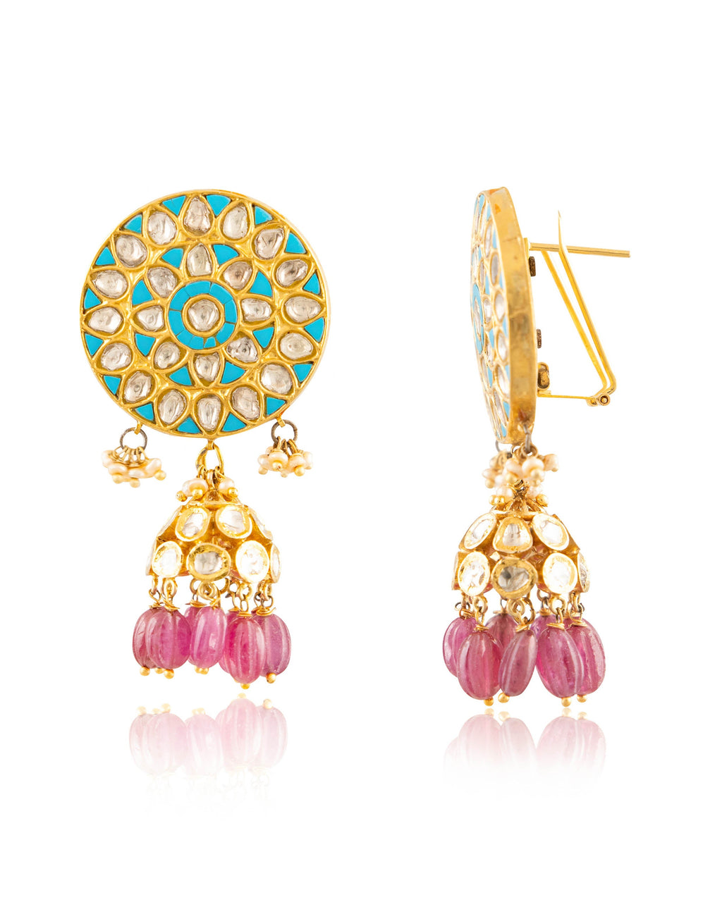 Samidha Polki Jhumkas