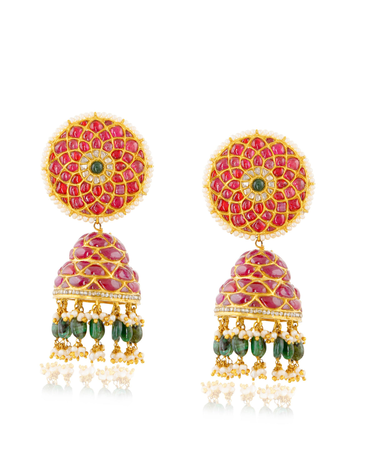 Rushvika Polki Jhumkas