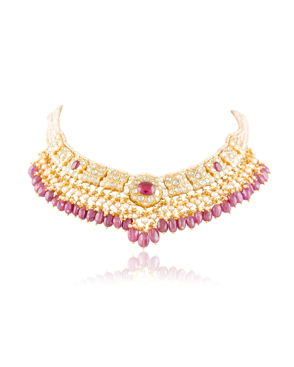 Metanshi Polki Necklace